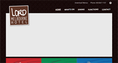 Desktop Screenshot of lordmelbournehotel.com.au